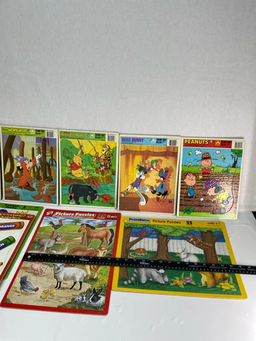 Vintage Assortment 13 Puzzle Variety Brands Puzzle Patch Golden Disney Playskool